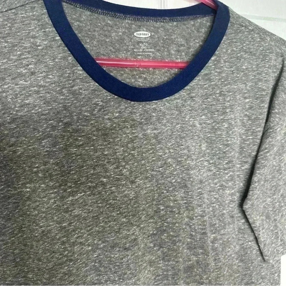 Old Navy Shirt 1/2  Length Sleeves Grey/Blue Size Extra Large - Picture 3 of 16